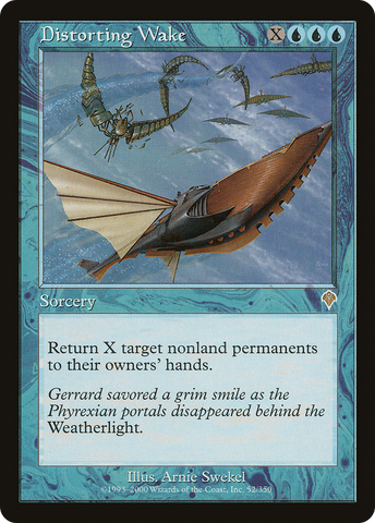 Distorting Wake (INV-052)  Foil - Invasion
