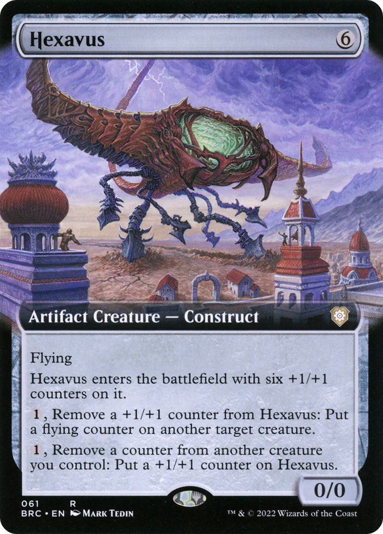 Hexavus (Extended Art) (BRC-061)  - The Brothers' War Commander: (Extended Art)