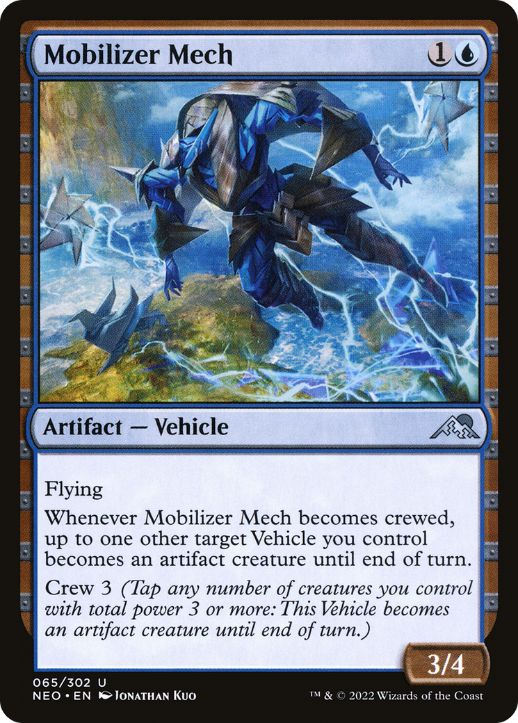 Mobilizer Mech (NEO-065)  Foil - Kamigawa: Neon Dynasty