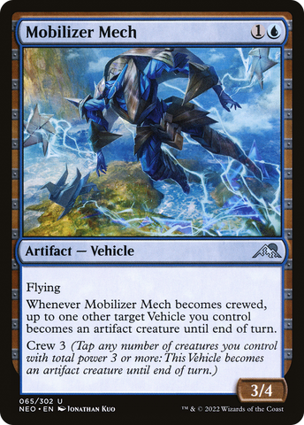 Mobilizer Mech (NEO-065)  Foil - Kamigawa: Neon Dynasty