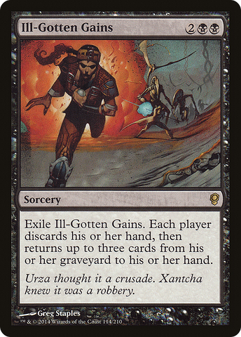 Ill-Gotten Gains (CNS-114)  Foil - Conspiracy