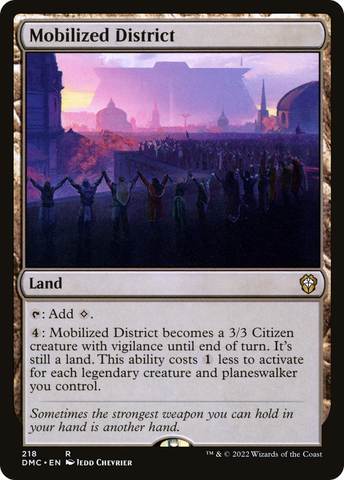 Mobilized District (DMC-218)  - Dominaria United Commander