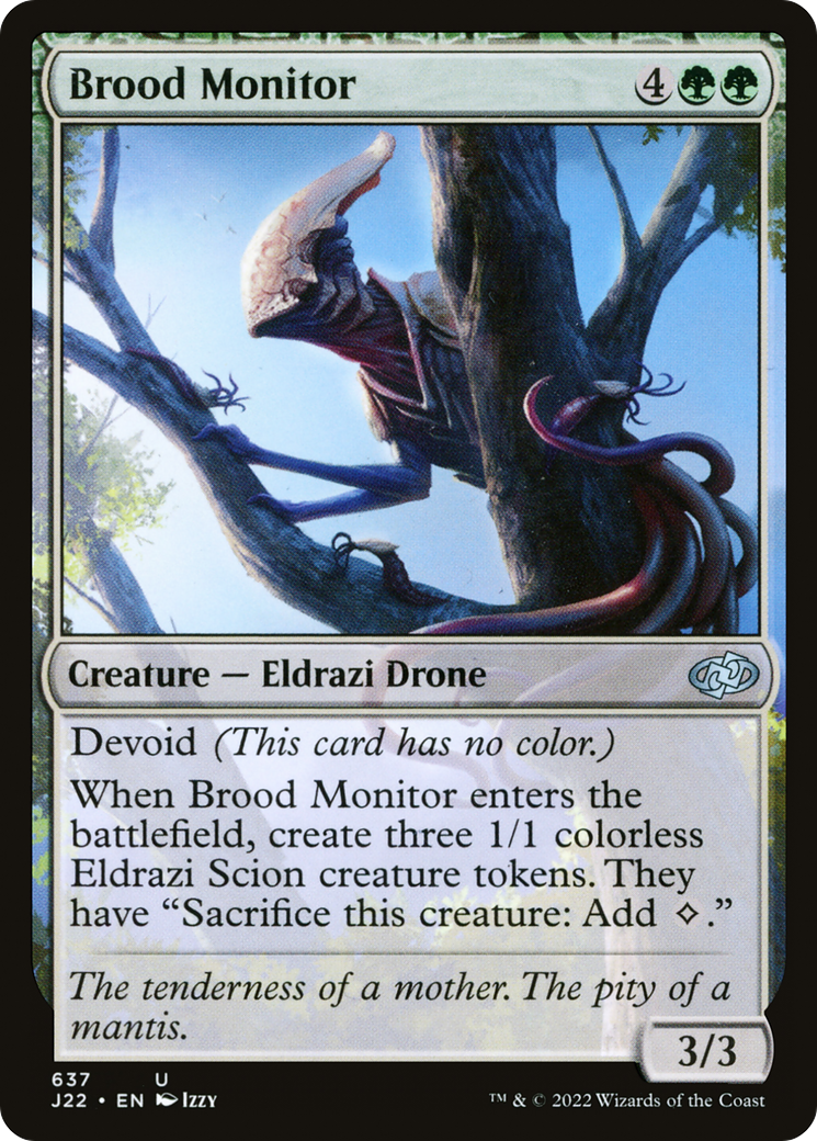 Brood Monitor (J22-637)  - Jumpstart 2022: (devoid)