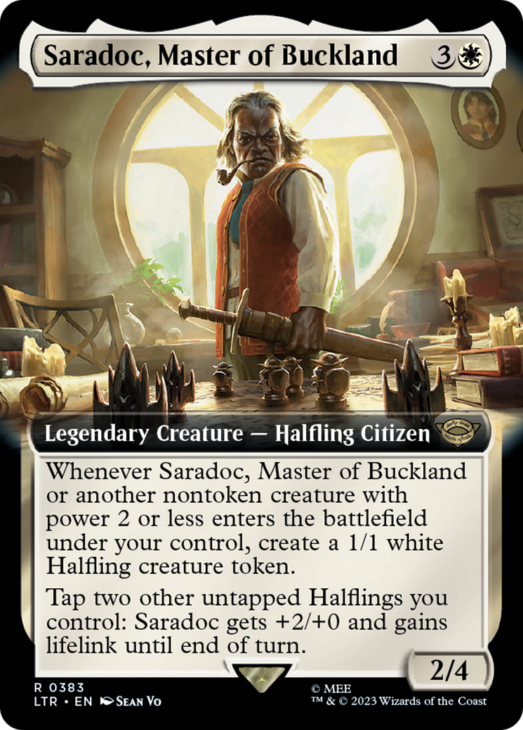 Saradoc, Master of Buckland (Extended Art) (LTR-383)  - The Lord of the Rings: Tales of Middle-earth: (Extended Art)