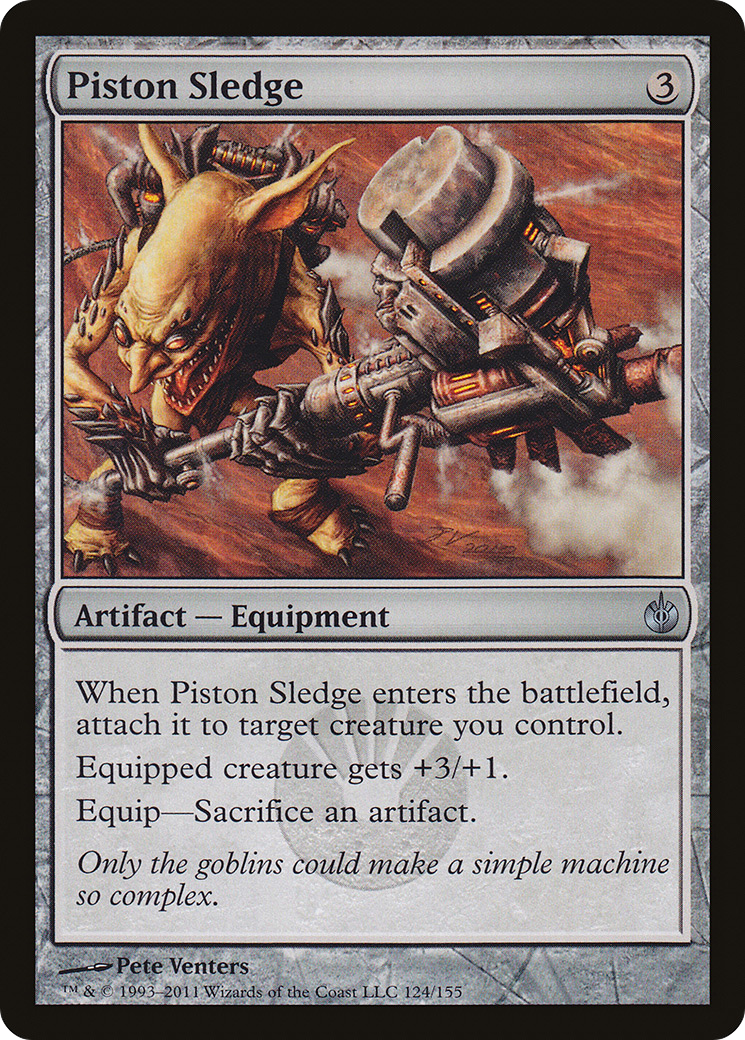 Piston Sledge (MBS-124)  - Mirrodin Besieged