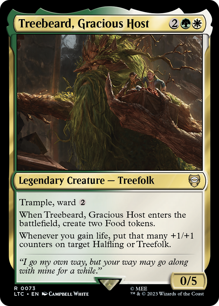 Treebeard, Gracious Host (LTC-073)  - Tales of Middle-earth Commander