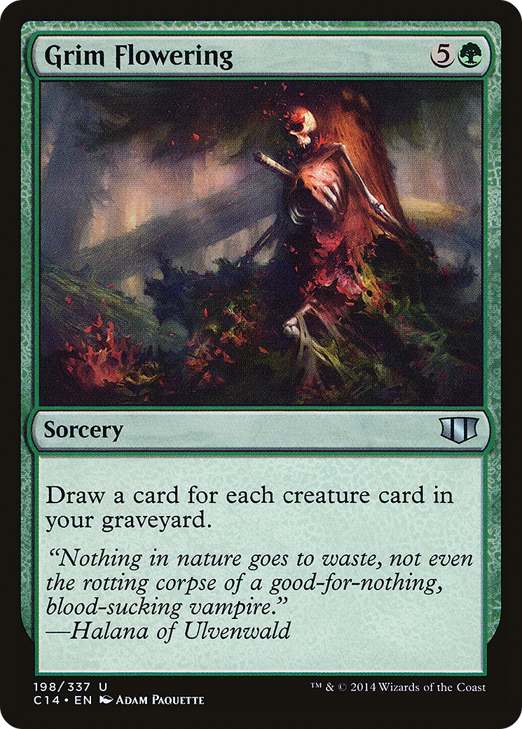 Grim Flowering (C14-198)  - Commander 2014