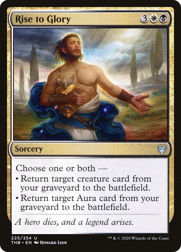 Rise to Glory (THB-225)  Foil - Theros Beyond Death