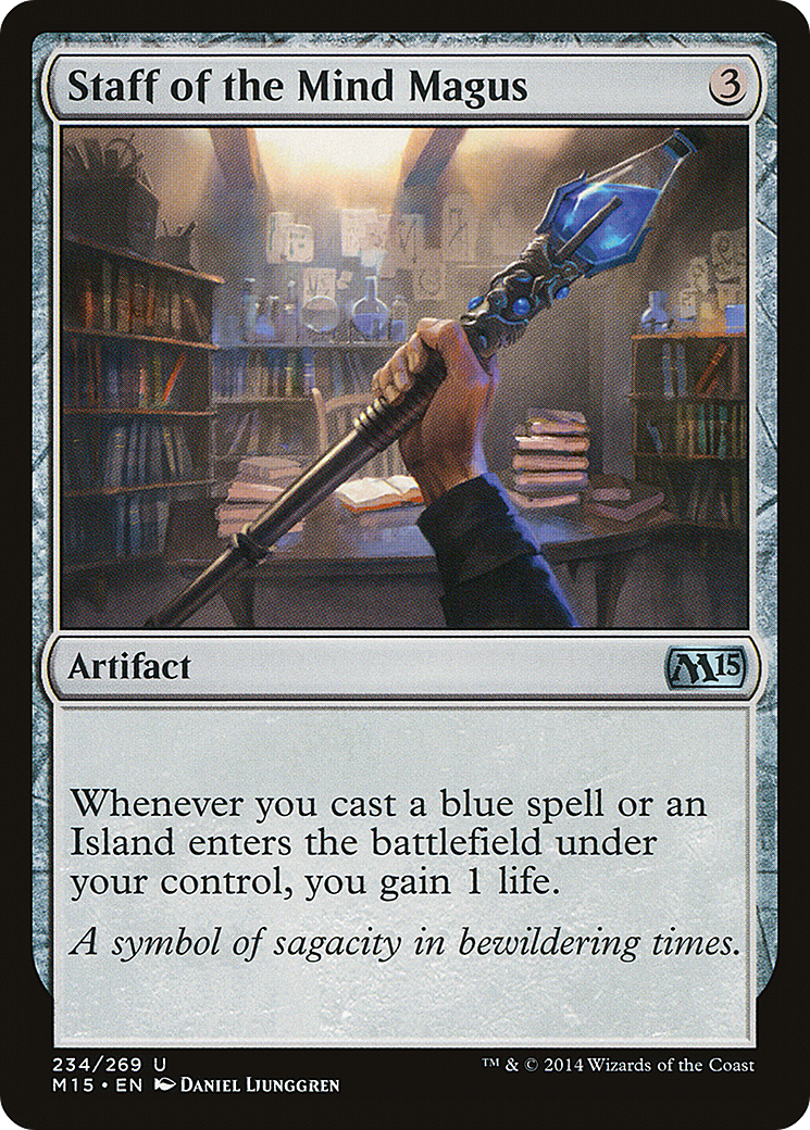 Staff of the Mind Magus (M15-234)  - Magic 2015