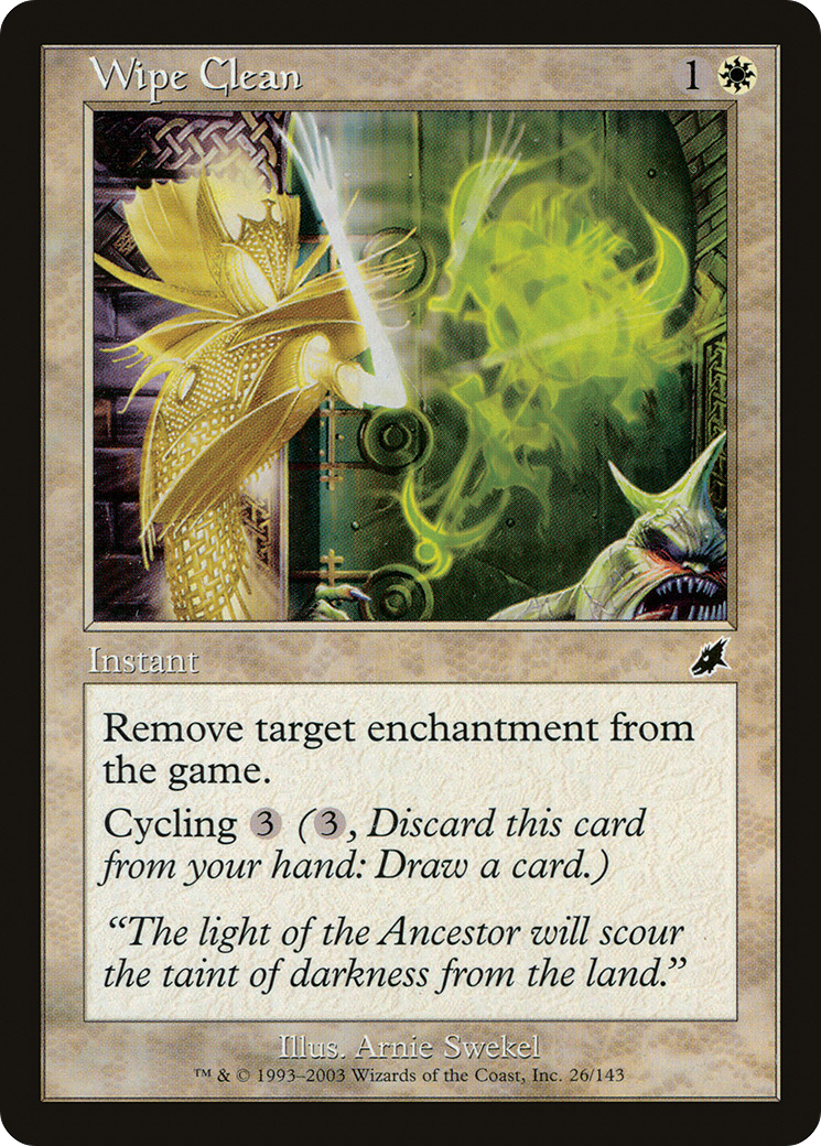 Wipe Clean (SCG-026)  - Scourge