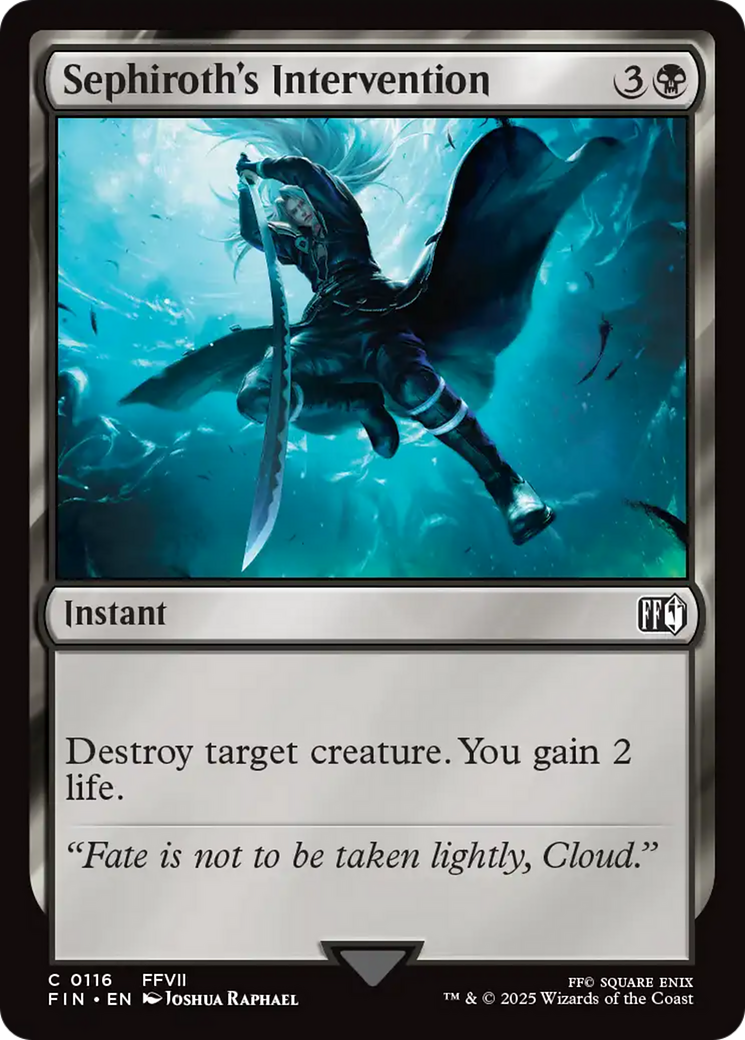 Sephiroth's Intervention (FIN-116)  Foil - FINAL FANTASY