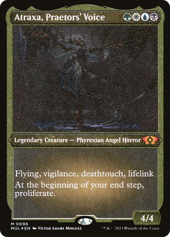 Atraxa, Praetors' Voice (Foil Etched) (MUL-098)  Foil - Multiverse Legends
