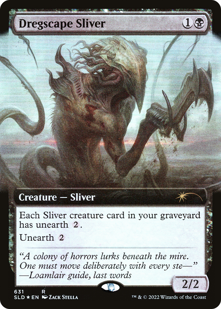 Dregscape Sliver (Extended Art) (SLD-631)  Foil - Secret Lair Drop: (Extended Art)