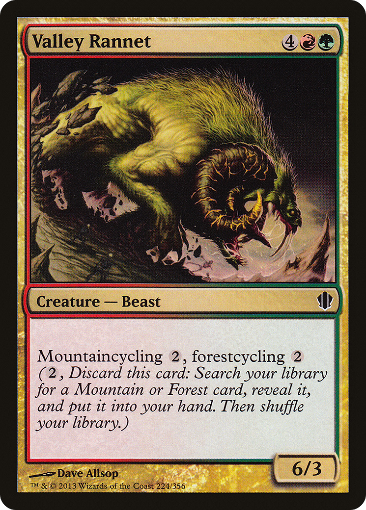 Valley Rannet (C13-224)  - Commander 2013