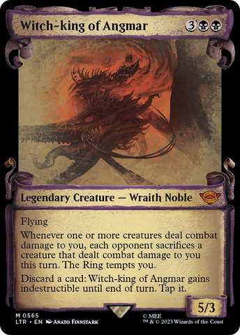 Witch-king of Angmar (Showcase Scrolls) (LTR-565)  - The Lord of the Rings: Tales of Middle-earth: (Showcase)