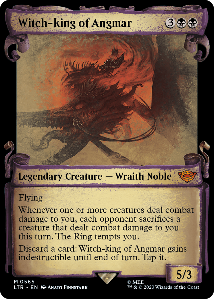 Witch-king of Angmar (Showcase Scrolls) (LTR-565)  Foil - The Lord of the Rings: Tales of Middle-earth: (Showcase)