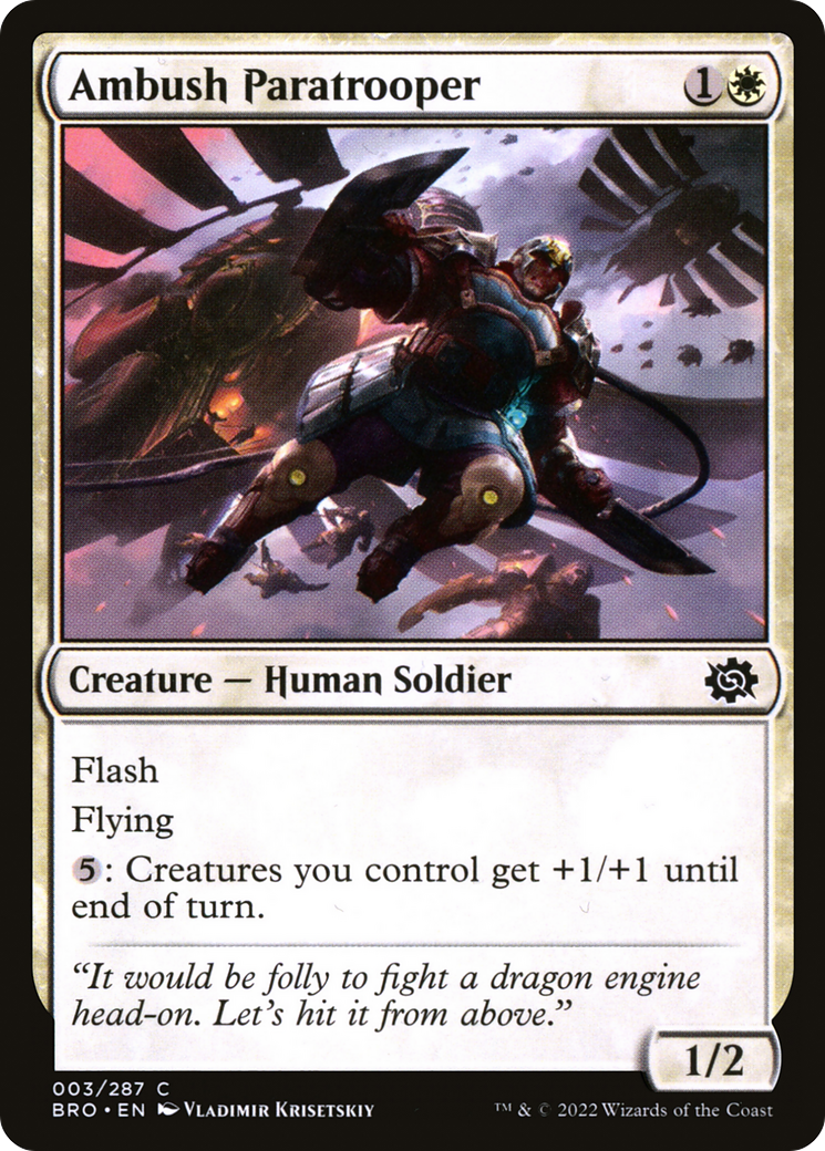 Ambush Paratrooper (BRO-003)  - The Brothers' War