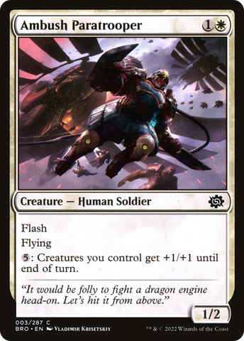 Ambush Paratrooper (BRO-003)  Foil - The Brothers' War