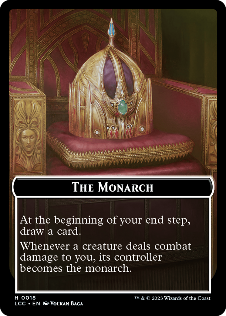 The Monarch (TLCC-018)  Foil - The Lost Caverns of Ixalan Commander Tokens