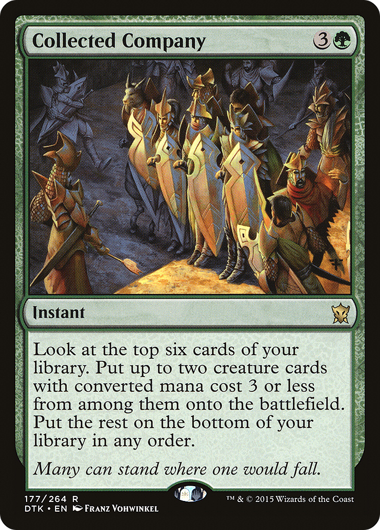 Collected Company (DTK-177)  Foil - Dragons of Tarkir