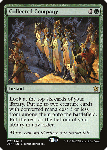 Collected Company (DTK-177)  Foil - Dragons of Tarkir