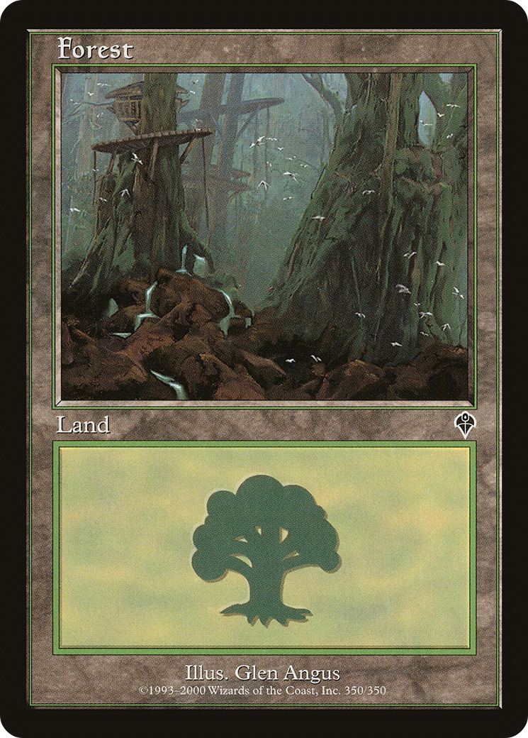 Forest (350) (INV-350)  Foil - Invasion