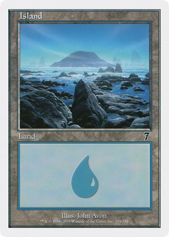 Island (7ED-334)  Foil - 7th Edition