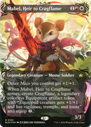 Mabel, Heir to Cragflame (Borderless) (Raised Foil) (BLB-351)  Foil - Bloomburrow: (Showcase)