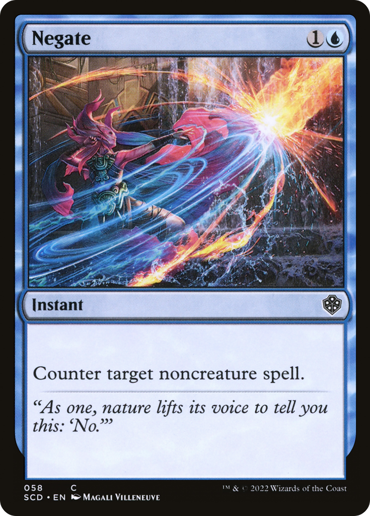 Negate (SCD-058)  - Starter Commander Decks