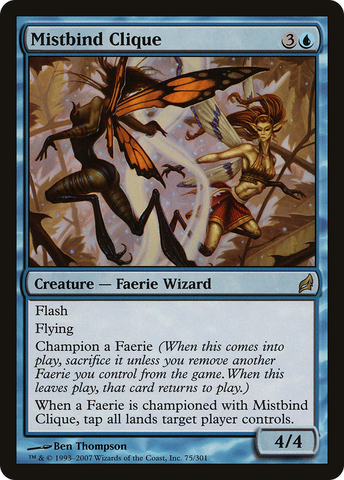 Mistbind Clique (LRW-075)  Foil - Lorwyn