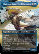 Malcolm, Keen-Eyed Navigator (Borderless) (SPG-002)  Foil - Special Guests
