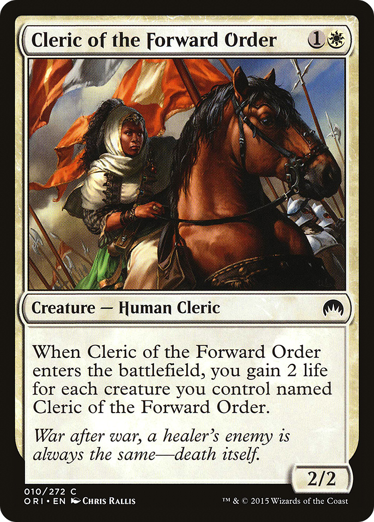 Cleric of the Forward Order (ORI-010)  Foil - Magic Origins