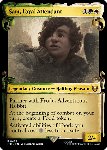 Sam, Loyal Attendant (Showcase Scrolls) (LTC-476)  - Tales of Middle-earth Commander: (Showcase)