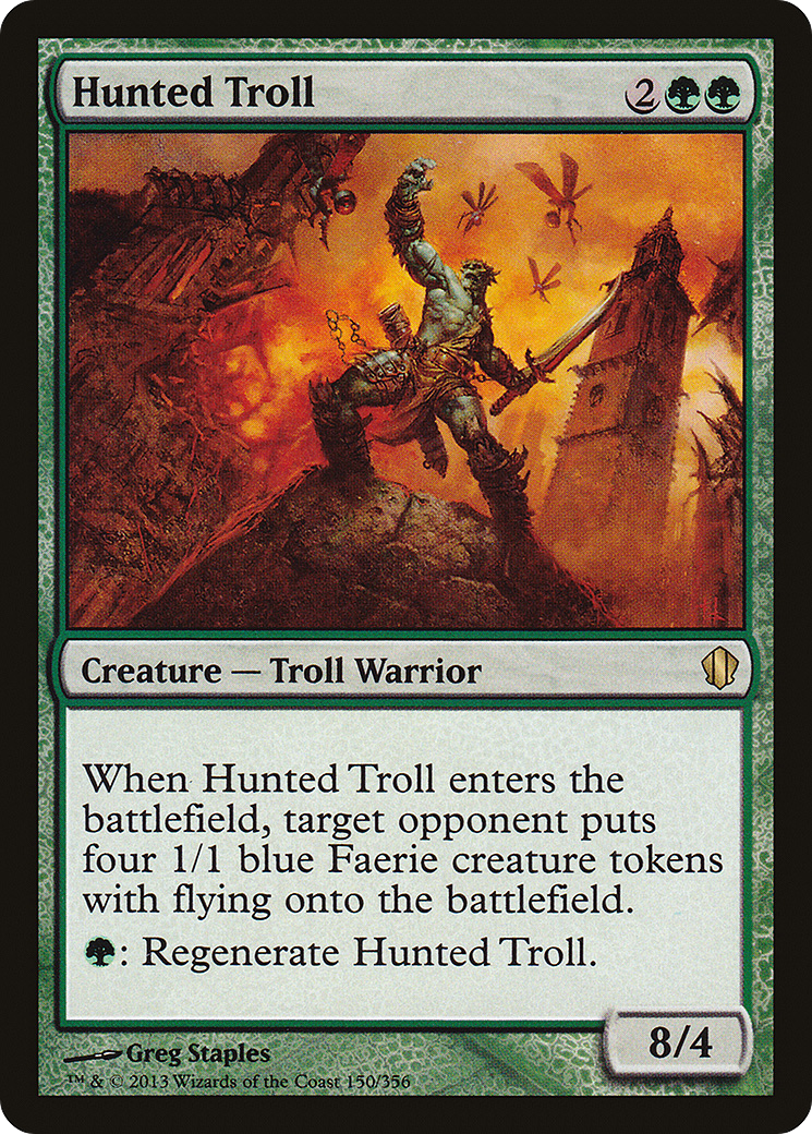 Hunted Troll (C13-150)  - Commander 2013