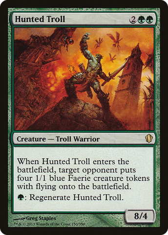 Hunted Troll [Commander 2013]