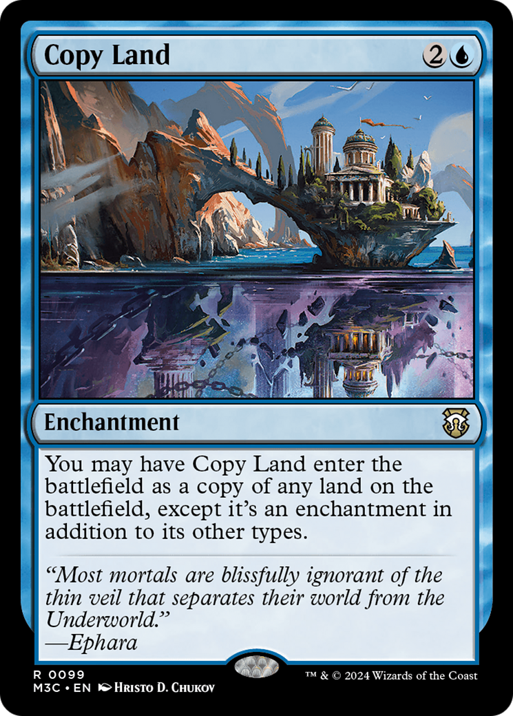 Copy Land (M3C-099)  - Modern Horizons 3 Commander