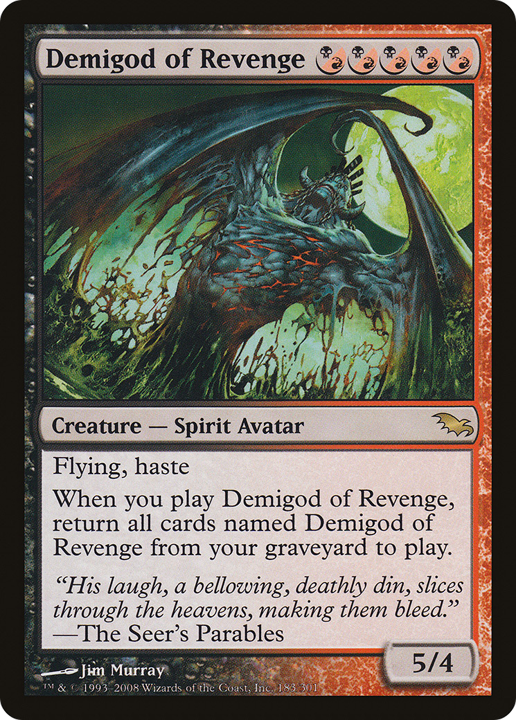 Demigod of Revenge (SHM-183) - Shadowmoor