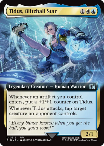 Tidus, Blitzball Star (Extended Art) (FIN-512)  Foil - FINAL FANTASY: (Extended Art)
