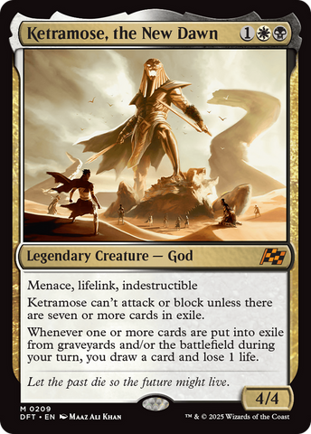 Ketramose, the New Dawn (DFT-209)  Foil - Aetherdrift