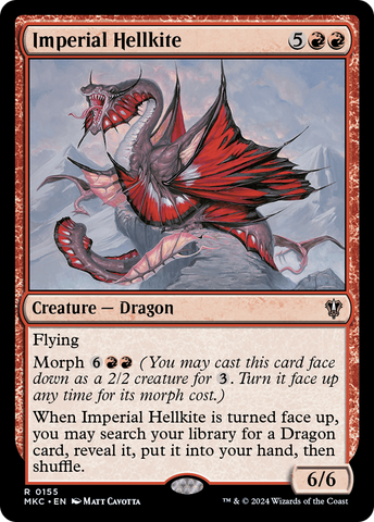 Imperial Hellkite (MKC-155)  - Murders at Karlov Manor Commander