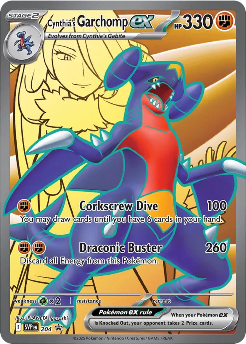 Cynthia's Garchomp ex 204  - Holofoil SV Scarlet & Violet Promo Cards - Promo