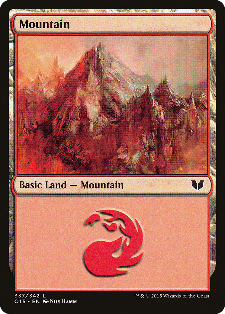 Mountain (337) (C15-337) - Commander 2015