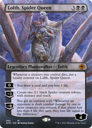 Lolth, Spider Queen (Borderless) (AFR-284)  Foil - Adventures in the Forgotten Realms