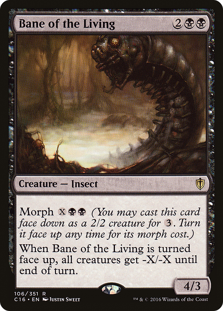 Bane of the Living (C16-106)  - Commander 2016