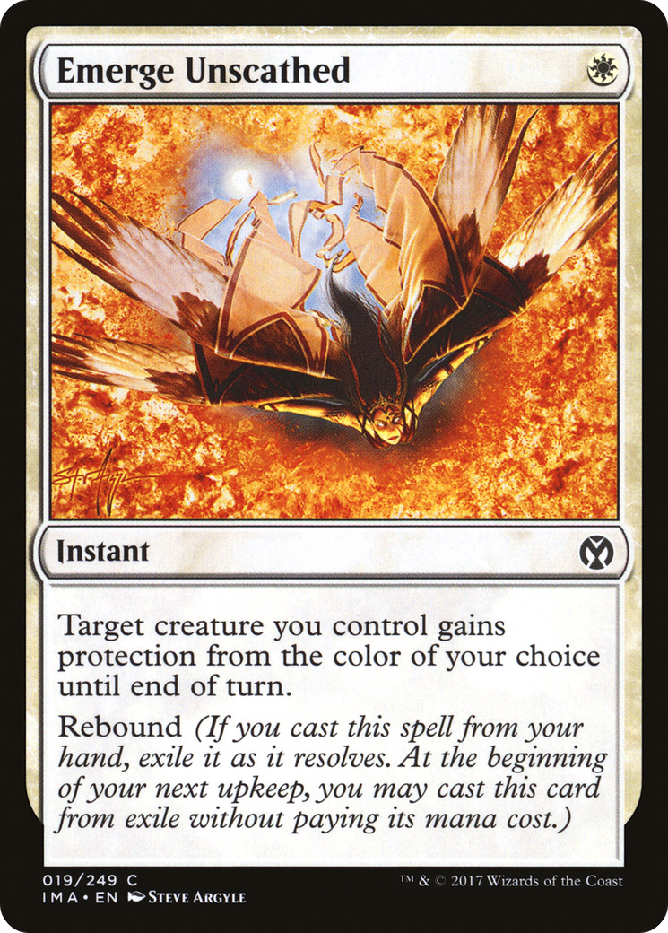 Emerge Unscathed (IMA-019)  Foil - Iconic Masters