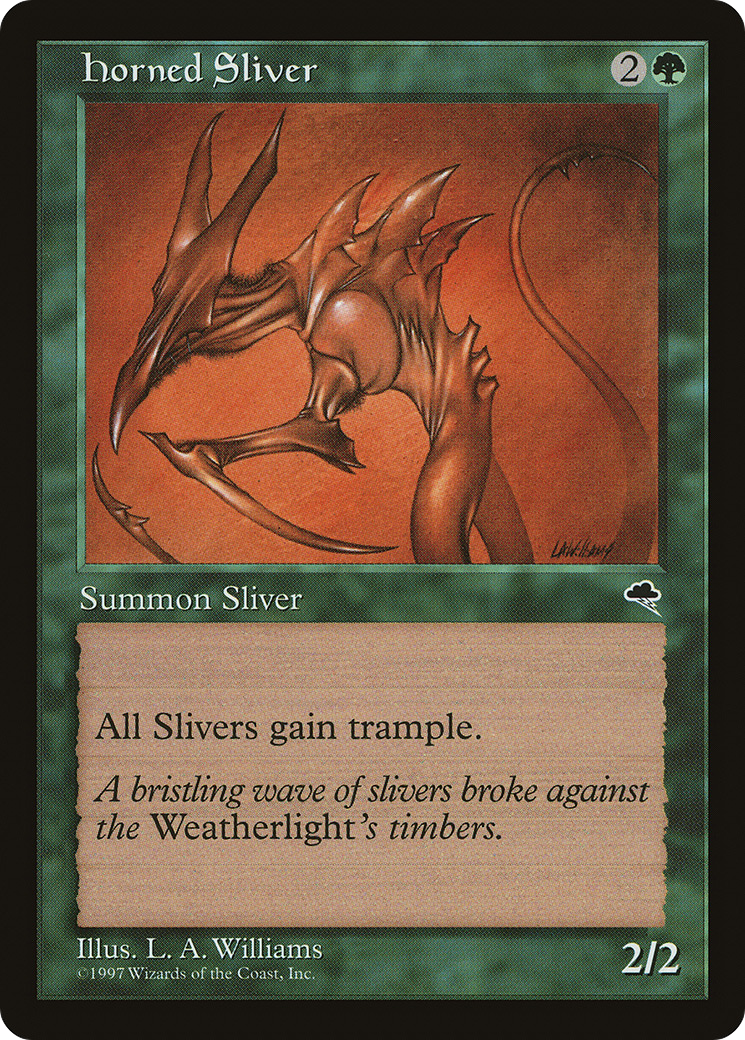 Horned Sliver (TMP-234)  - Tempest