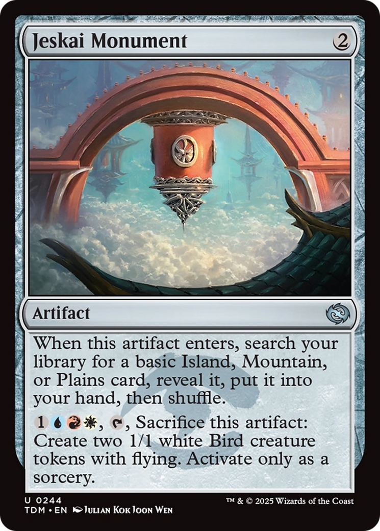Jeskai Monument (TDM-244) - Tarkir: Dragonstorm