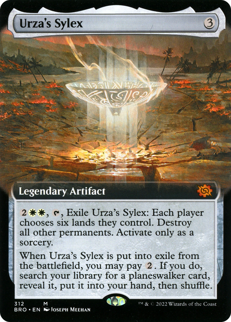 Urza's Sylex (Extended Art) (BRO-312)  - The Brothers' War: (Extended Art)