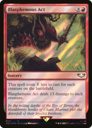 Blasphemous Act (Surge Foil) (40K-204)  Foil - Warhammer 40,000 Commander