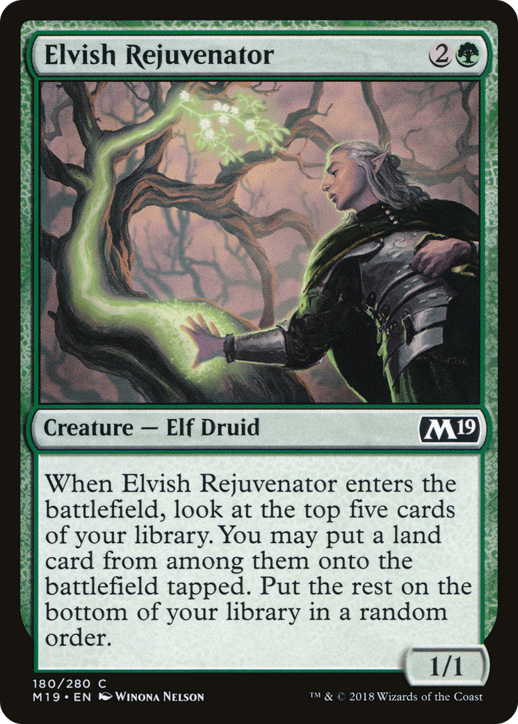 Elvish Rejuvenator (M19-180)  Foil - Core Set 2019